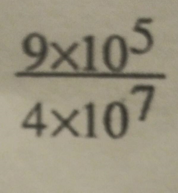 Write the final answer in scientific notation !SHOW WORK!​-example-1