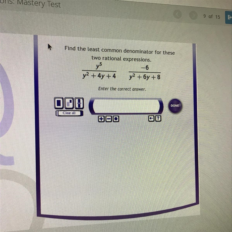 Find the least common denominator for these two rational expressions,-example-1