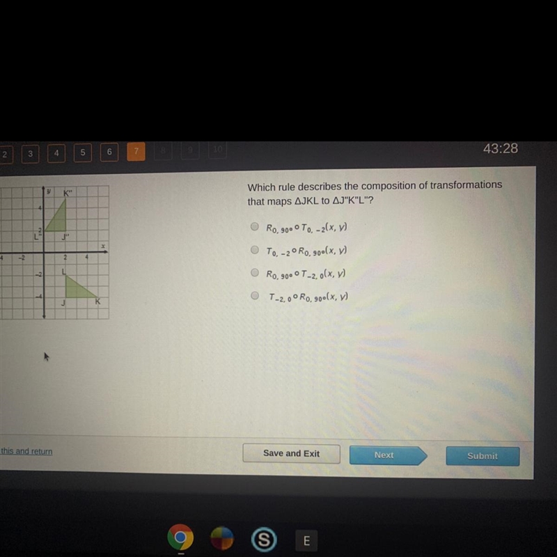 Which rule describes the composition of transformations that maps JKL to J”K”L”-example-1