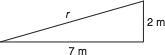 Tyrone built the ramp shown below. To the nearest tenth of a meter, what is the length-example-1