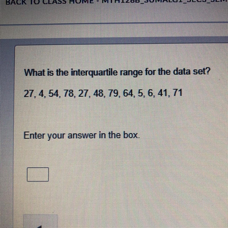 What is the interquartile range for the data set??-example-1