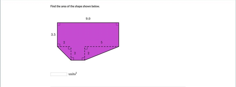 Find the Area of the shape below.-example-1