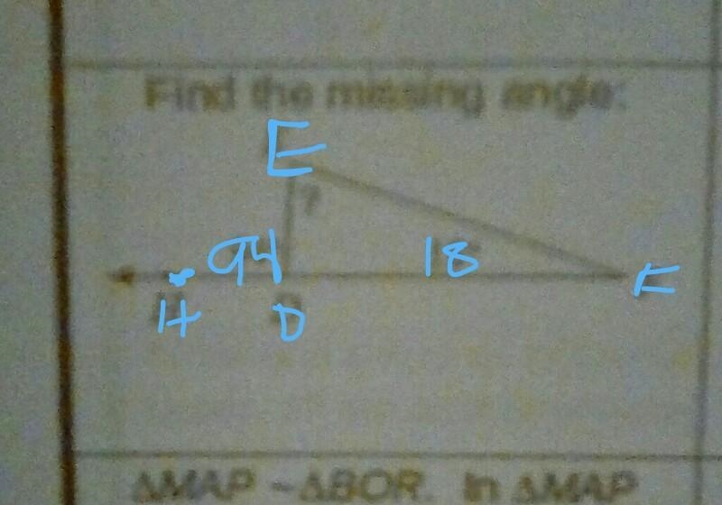 Find the missing angle​-example-1