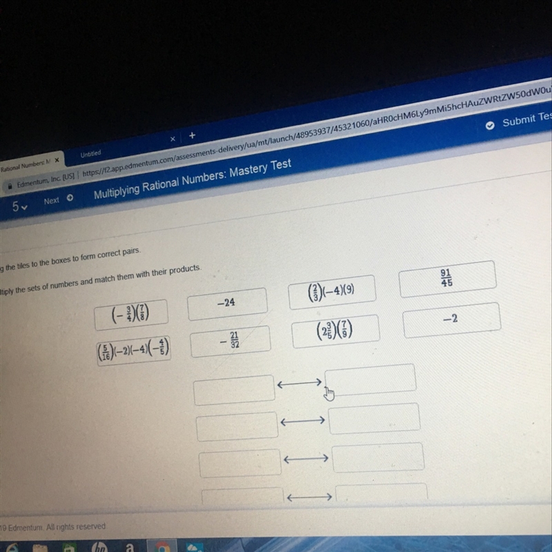 Multiply the sets of numbers and match them with their products-example-1