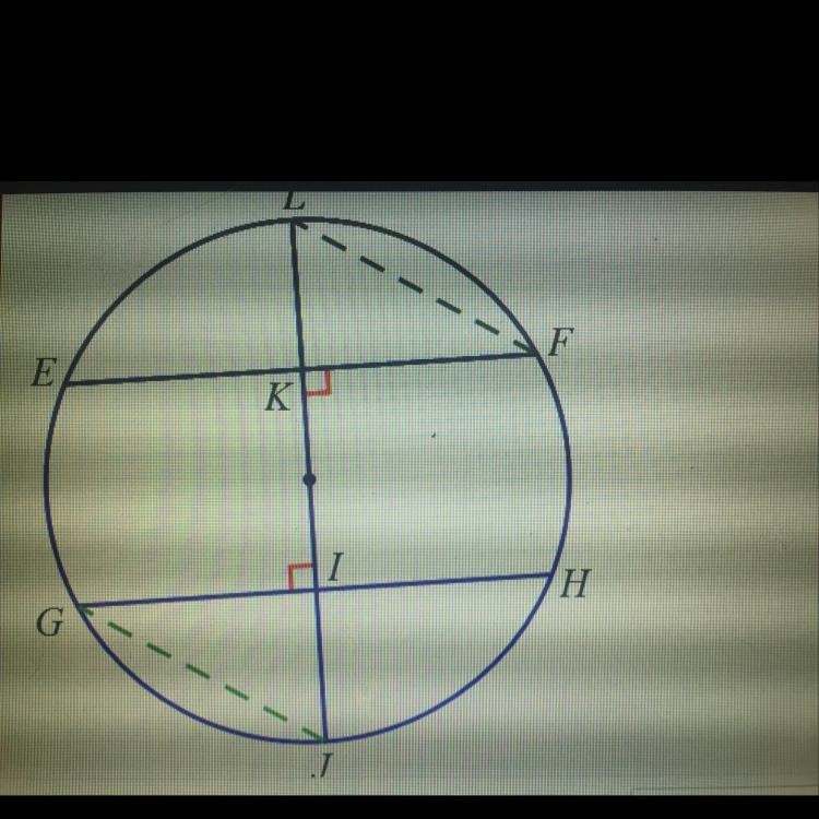 If ELF is congruent to GJH, EF=12 and LF=7.8 find IJ. Round answer to the hundredths-example-1