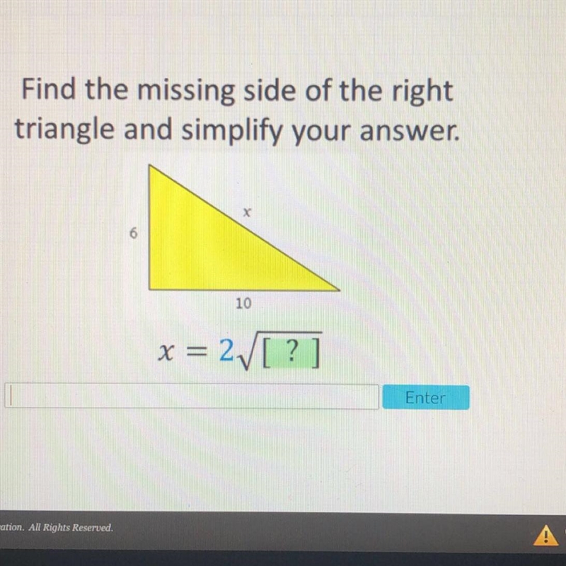 HELP PLEASE !!!! Pythagorean theorem-example-1