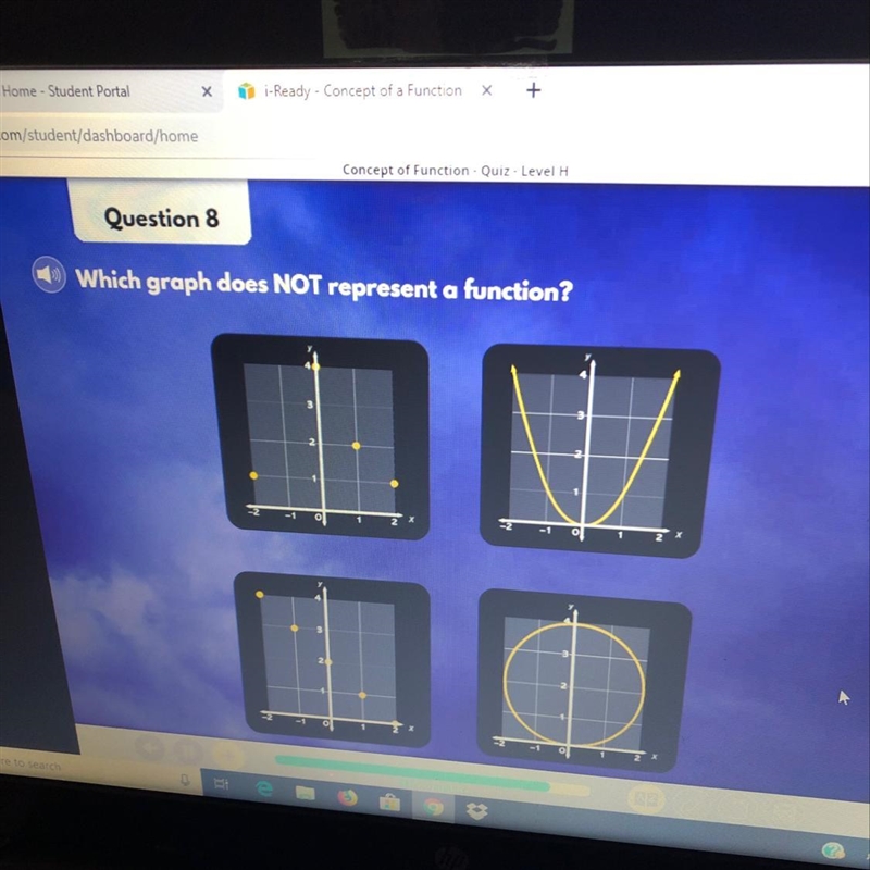 Which graph does it represent a function?-example-1