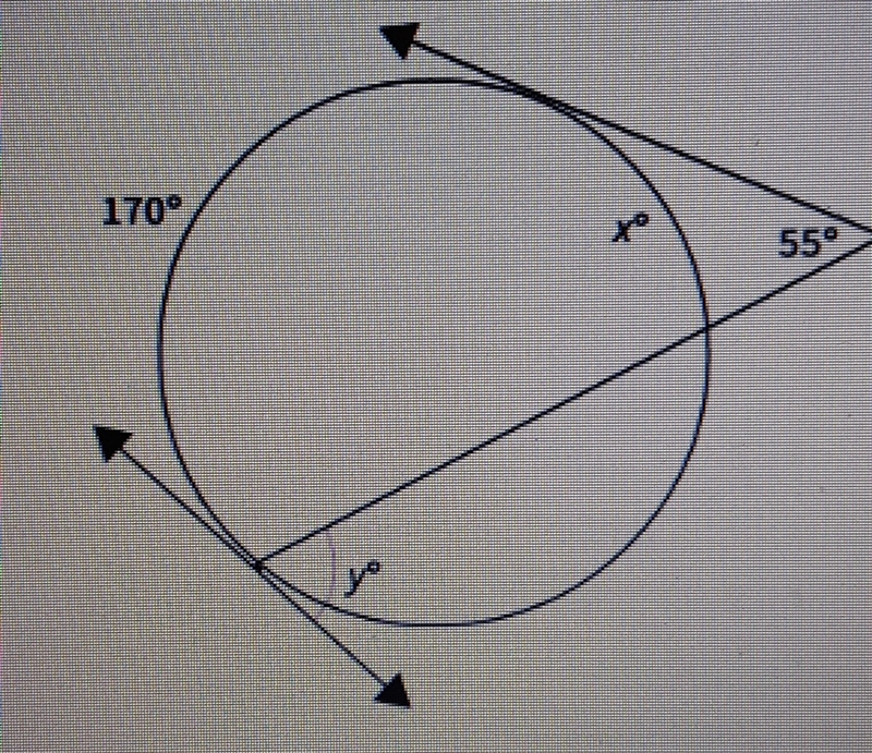 Find the value of x. 69 57 63 60​-example-1