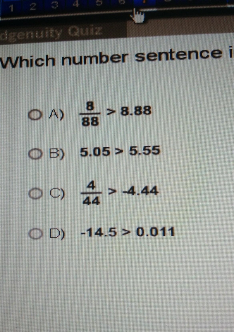 Which number sentence is true ​-example-1