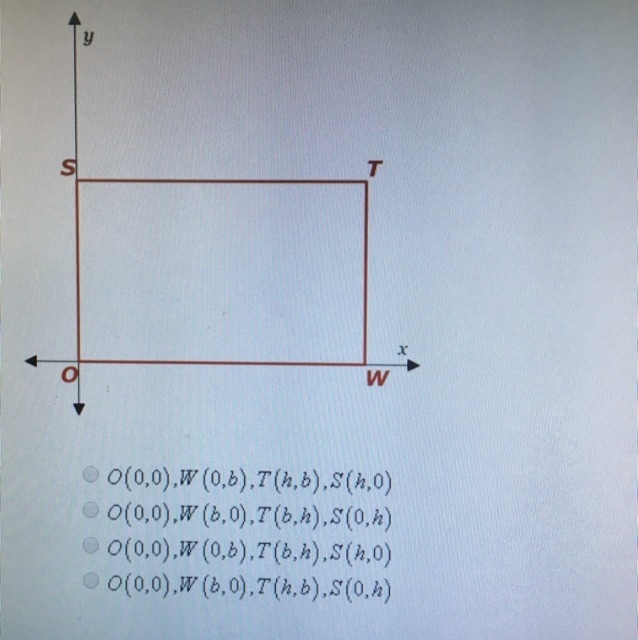 Which of the coordinates of the vertices of the following rectangle with base b and-example-1