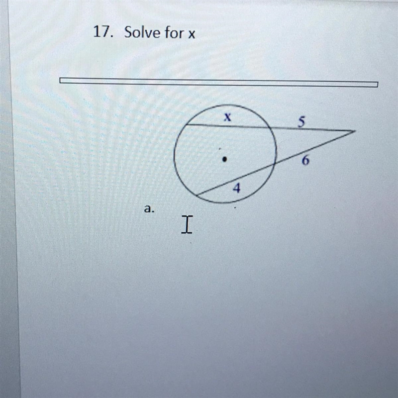 Solve for x and explain?-example-1