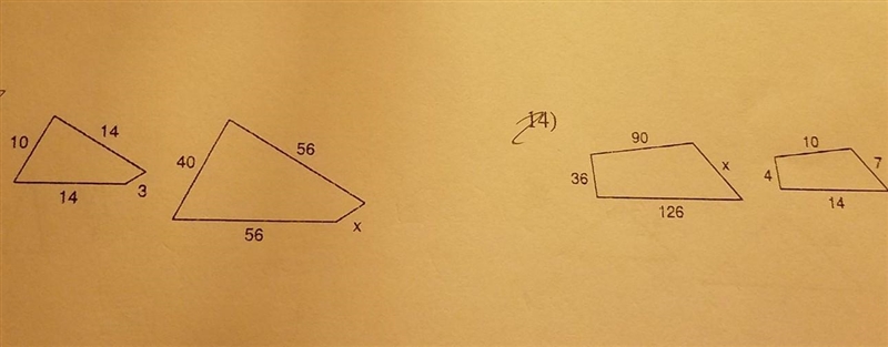 Does someone know the answer to this ? 13 & 14​-example-1