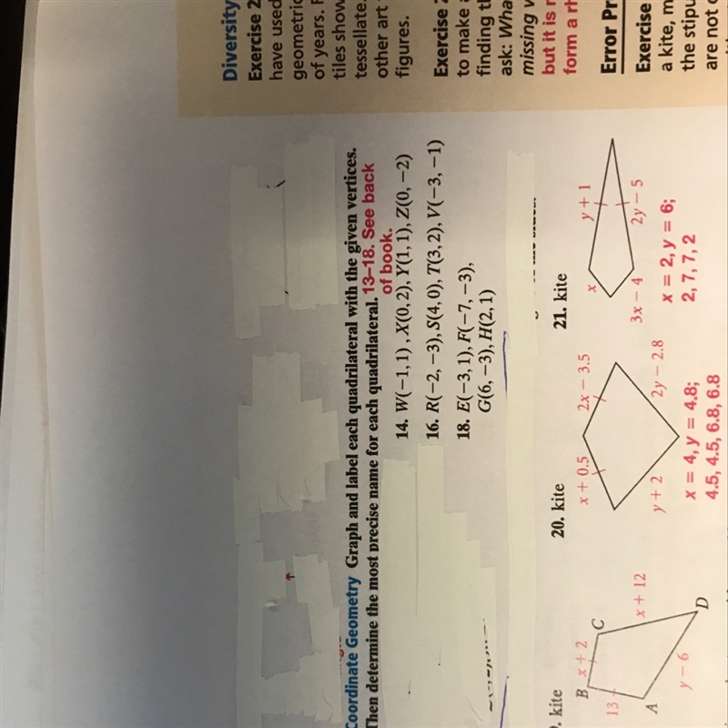 Graph and label each quadrilateral. 14,16,18.-example-1