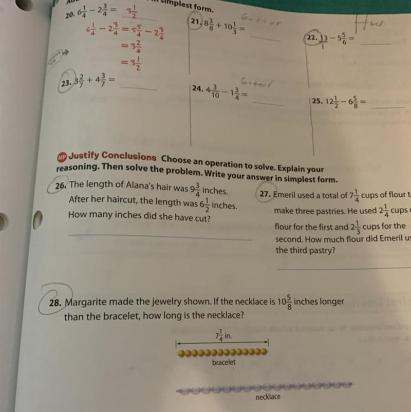 Add or subtract them in simplest form please help me as fast as possible-example-1