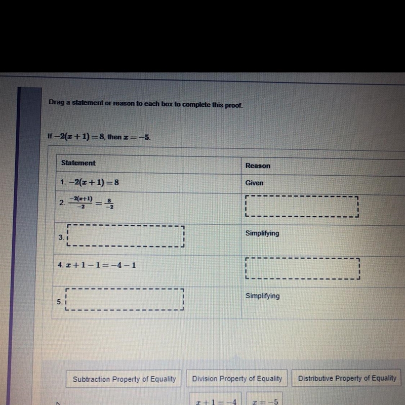 Drag a statement or reason to each box to complete the proof.-example-1