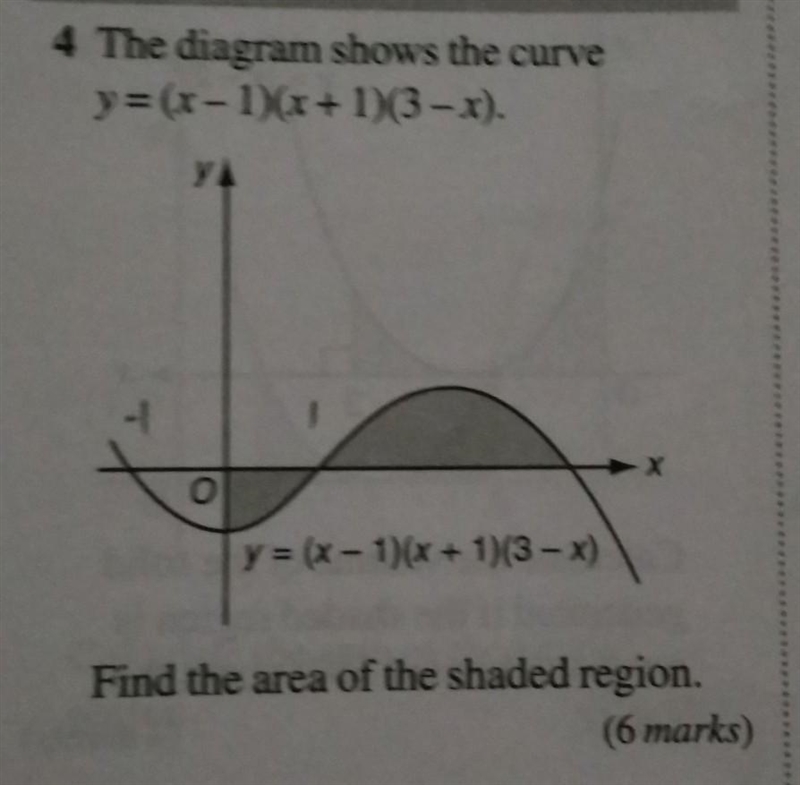 Can anyone help me with this question? it's additional mathematics (Integration)​-example-1