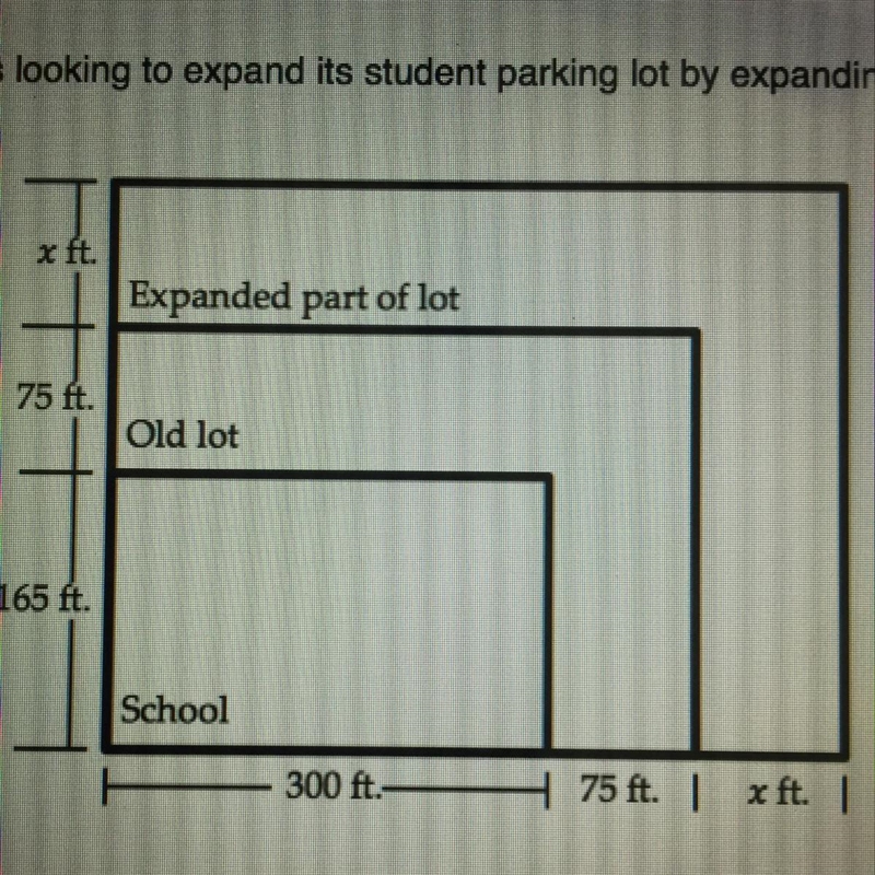 Jefferson High School is looking to expand its student parking lot by expanding the-example-1