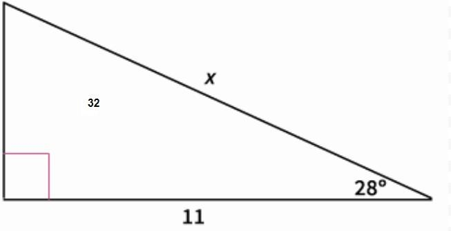 Find the value of x, rounded to the nearest tenth.-example-1