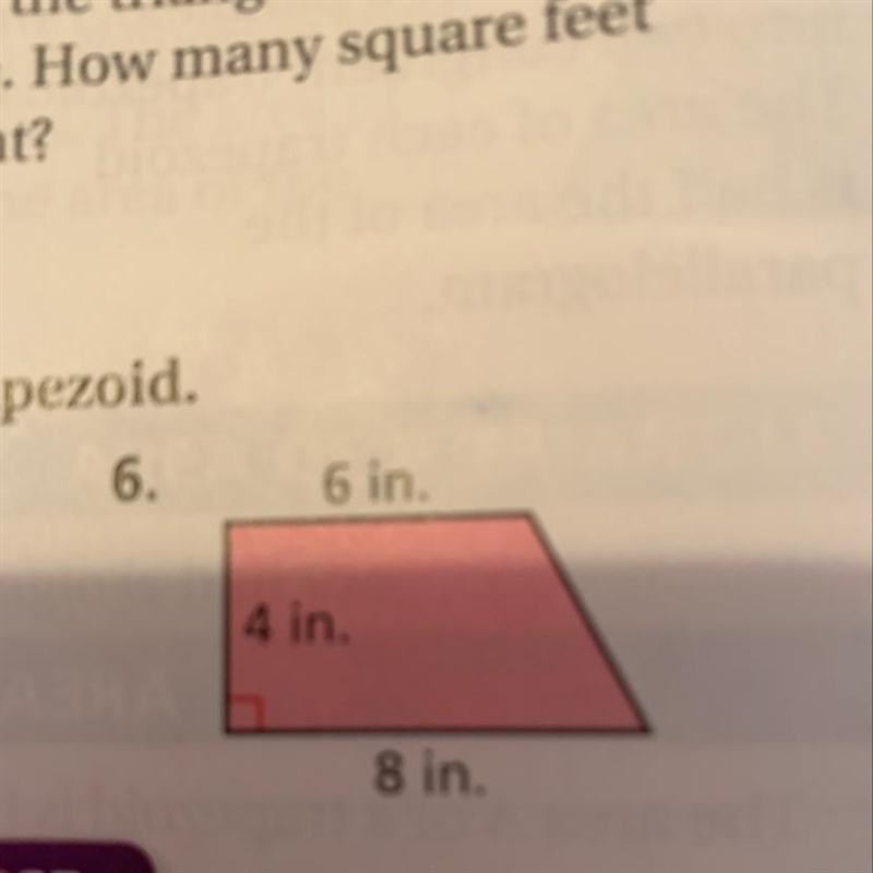 The area of the trapezoid-example-1