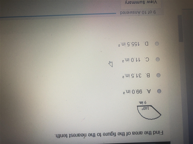 Find the area of the figure to the nearest tenth-example-1