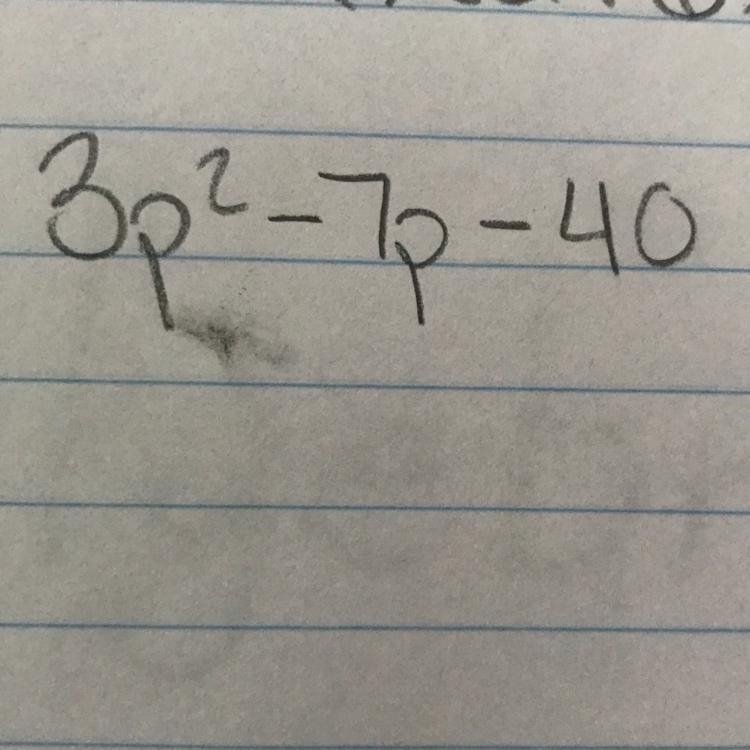 I have to factor this expression (ax^2+bx+c) and I’m having some trouble. Can someone-example-1