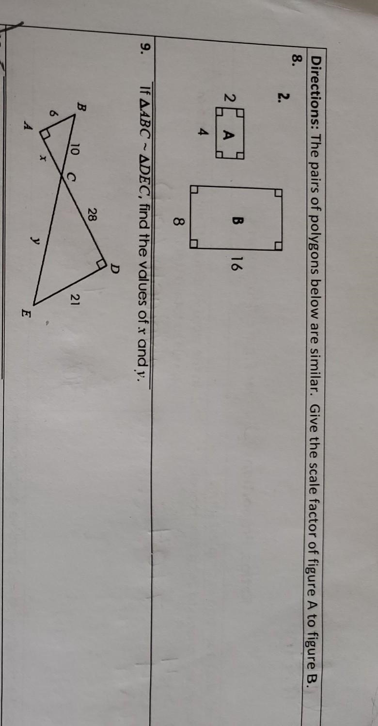 Can someone please help me with 8 an 9!?!?​-example-1