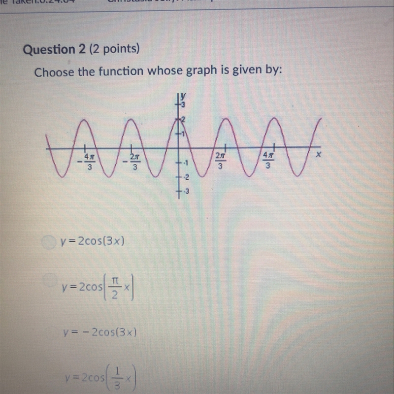 Choose the function whose graph is given by:-example-1