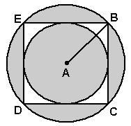 40 POINTS AVAILABLE Given that A is the center of the concentric circles and BCDE-example-1