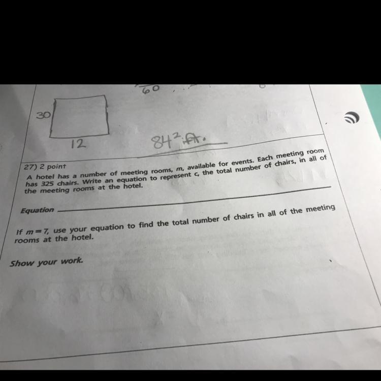 My question is how would I be able to write me equation?-example-1