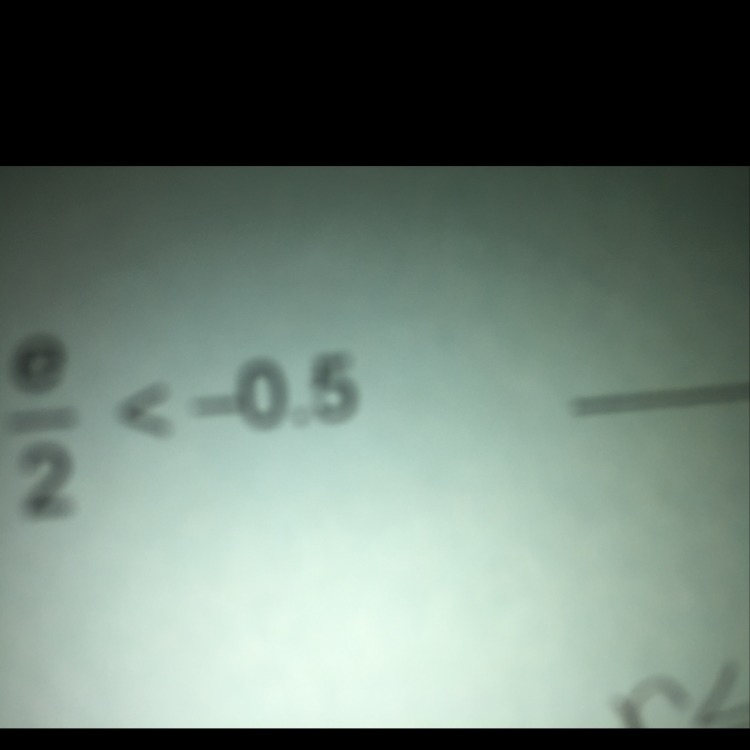 Solve this answer for me and explain it e/2<-0.5-example-1