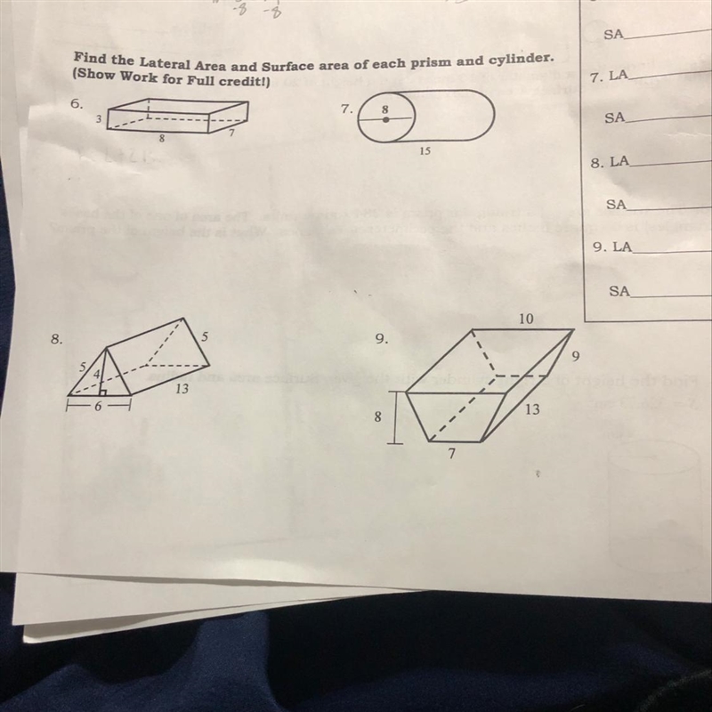 Classwork 12.1 surface area-example-1