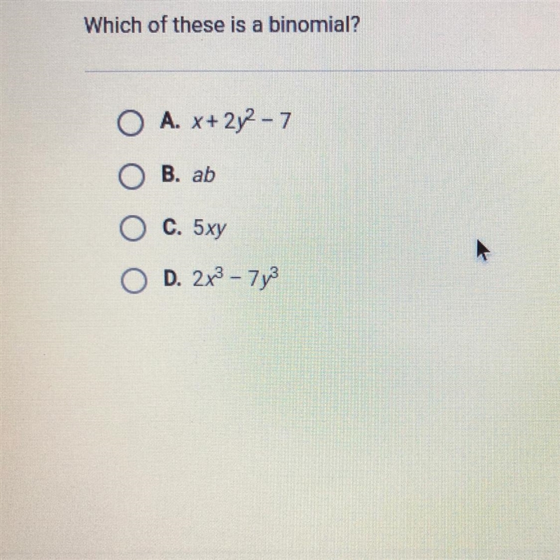 Which one is a binomial-example-1