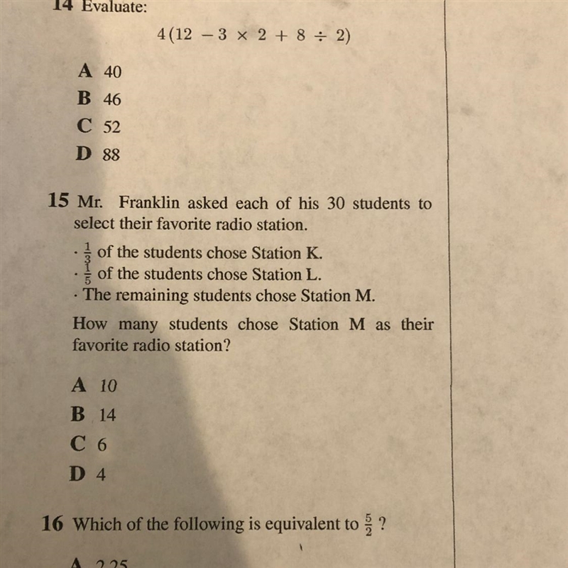 Please help me! What are the answer to 14 and 15!? Please also explain it-example-1