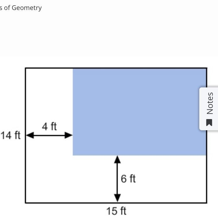 Find the perimeter of the region that is NOT shaded. 39 ft 58 ft 29 ft 50 ft-example-1