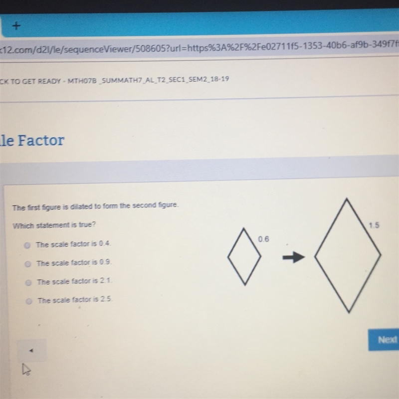 Please help ASAP!!!!!! The first figure is dilated to form the second figure-example-1