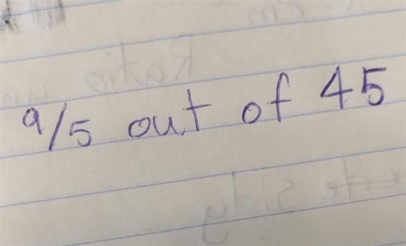 What is 9/5 of 45? I am doing formulas but this part is confusing me​-example-1