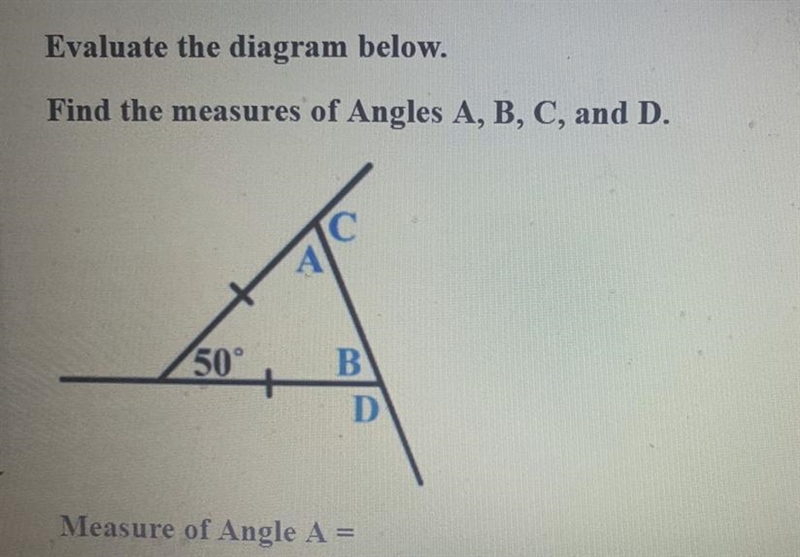 Find the measures of angles A,B,C and D-example-1