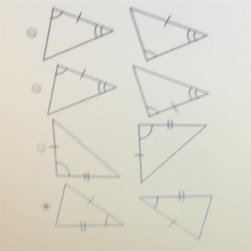 Which pair of triangles is congruent by ASA ?-example-1