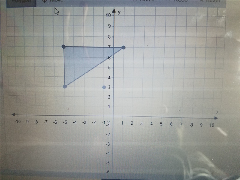 Graph the image of the figure after a dilation with a scale factor of 1/2 centered-example-1