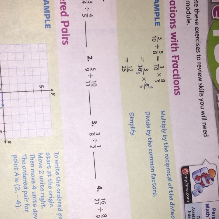 Can some help please help me with diving these fractions. Thanks so much-example-1