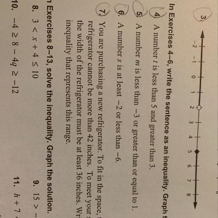 I need help on 4,5,6, and 7.-example-1