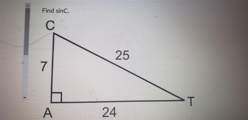 PLEASE HELP A BROTHA OUT Find sinC-example-1