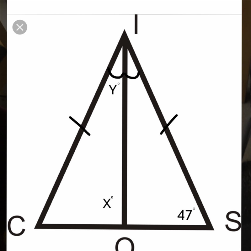 PLEASE HELP!!! WORTH 100 POINTS !! What is the value of y and x?? Solve the answer-example-1