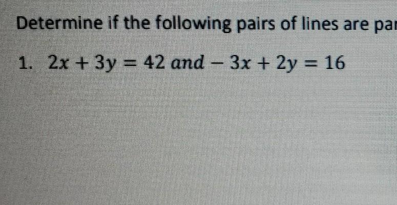 Determine if the following pairs of lines are parallel, perpendicular, or neither-example-1