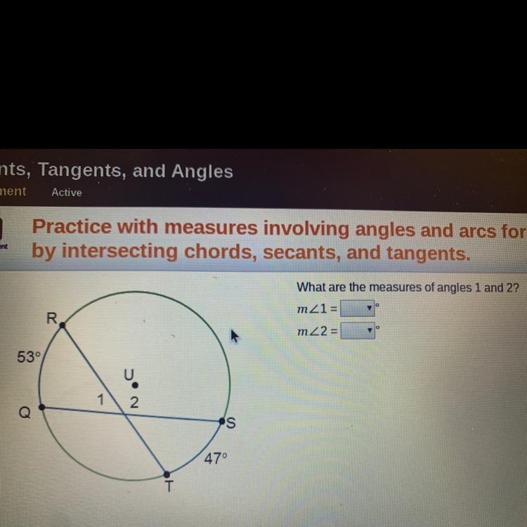 What are the measure of angles 1 and 2-example-1