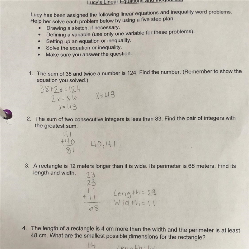 I need the explanation to how to solve these questions like how to set up the equation-example-1