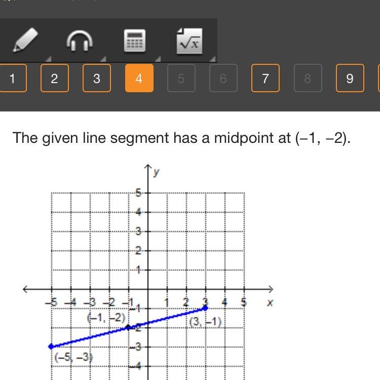 What is the equation in slope intercept form of the perpendicular bisector of the-example-1