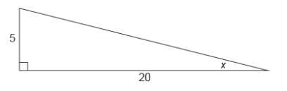 What is the value of x in this triangle? Enter your answer as a decimal in the box-example-1