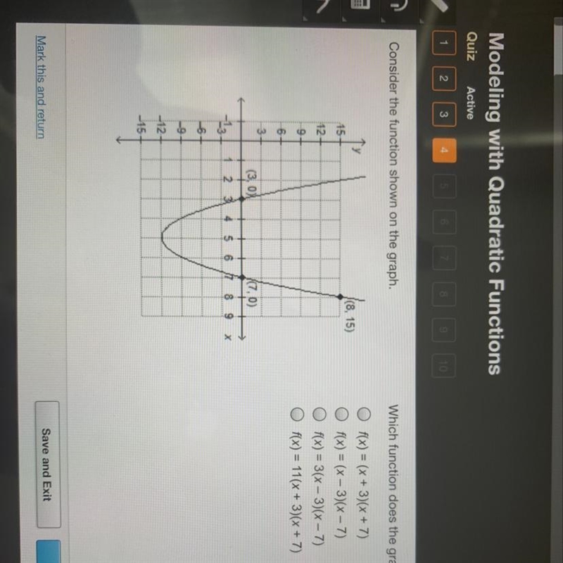 Which function does the graph represents-example-1