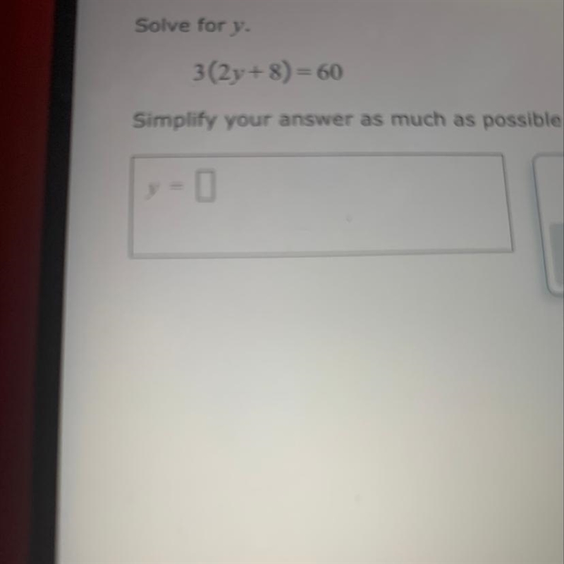 Pls solve for y and simply the answer as much as possible-example-1